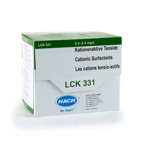 Test cuvetă pentru surfactanţi cationici, 0,2-2,0 mg/l