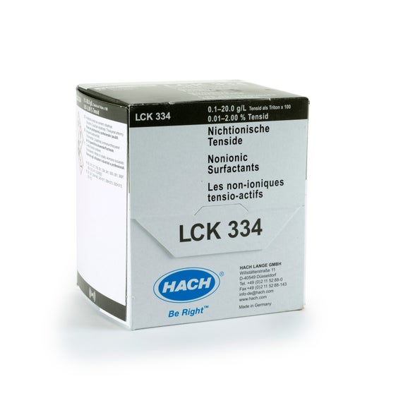 Test cuvetă pentru surfactanţi nonionici, 0,1-20 g/L