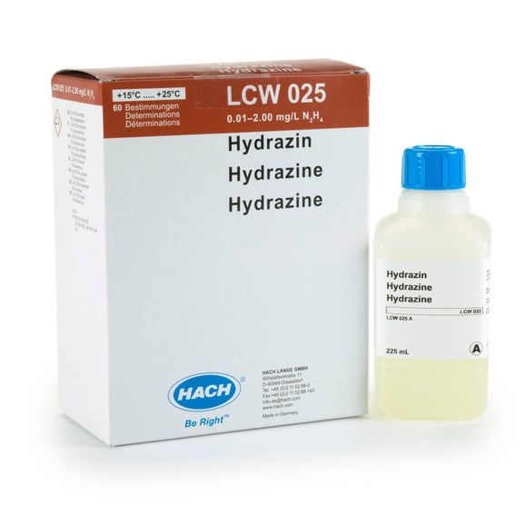 Set de reactivi pentru hidrazină 0,01-2,0 mg/L N₂H₄
