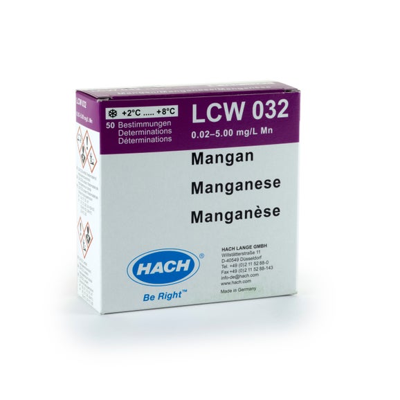 Set de reactivi pentru mangan, 0,2-5 mg/l / 0,02-1,0 mg/l Mn