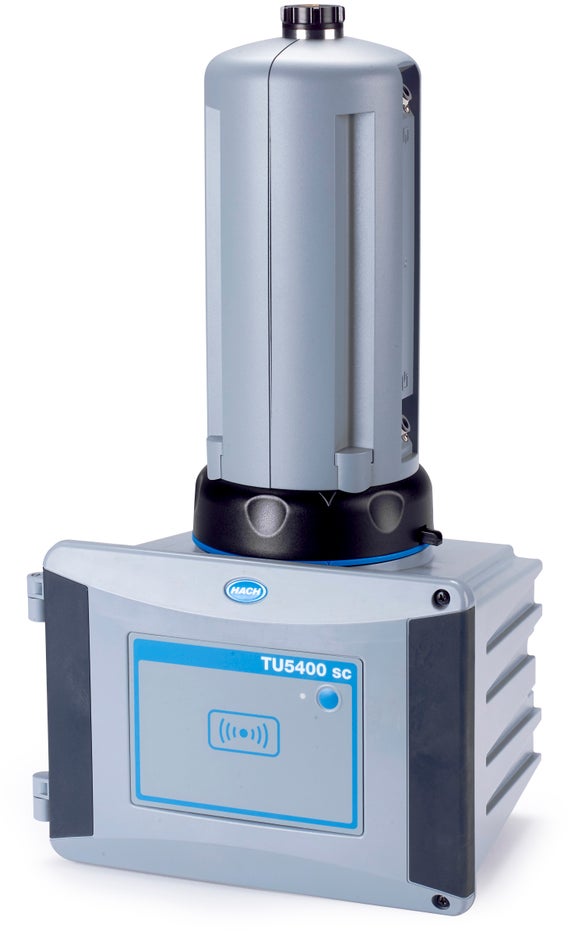 Turbidimetru cu laser TU5300sc pentru valori scăzute cu senzor de debit, curăţare automată şi verificare sistem, versiunea EPA