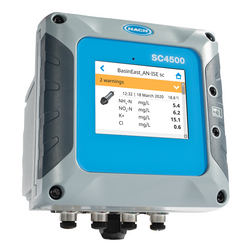 Controler SC4500, sistem Prognosys, ieșire 5x mA, 1 senzor digital, 1 senzor analogic pH/ORP, 100 - 240 V c.a., fără cablu de alimentare