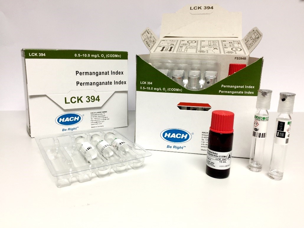 NOU: Indicele de permanganat LCK394 0,5–10 mg/l O2