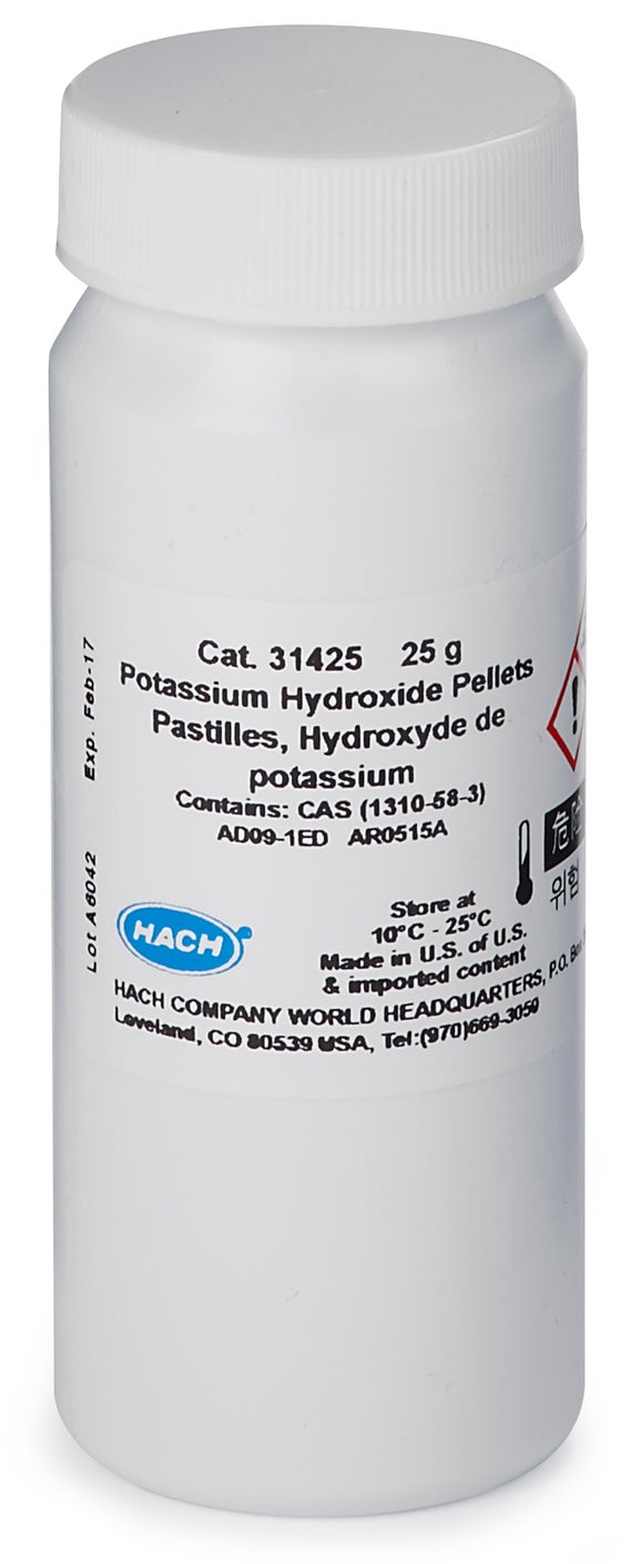Pelete hidroxid de potasiu, 25 g