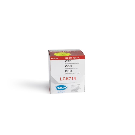 Test cuvetă COD 100-600 mg/l O₂