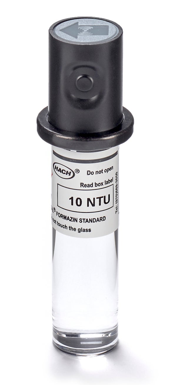 Fiolă de verificare Stablcal, 10 NTU, cu RFID pentru turbidimetrele laser TU5200, TU5300sc şi TU5400sc