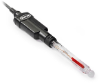 Electrod de pH Intellical PHC705 din sticlă, pentru laborator, cu posibilitate de reumplere, cu tehnologie RedRod pentru medii cu alcalinitate ridicată, cablu de 1 m
