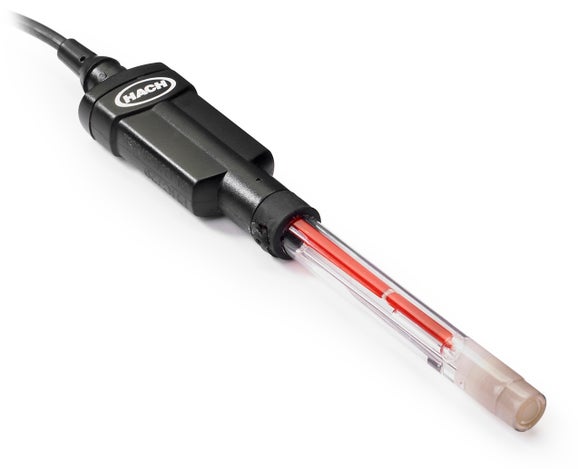 Electrod de pH Intellical PHC729 din sticlă, pentru laborator, cu posibilitate de reumplere, cu tehnologie RedRod pentru măsurători de suprafaţă, cablu de 1 m